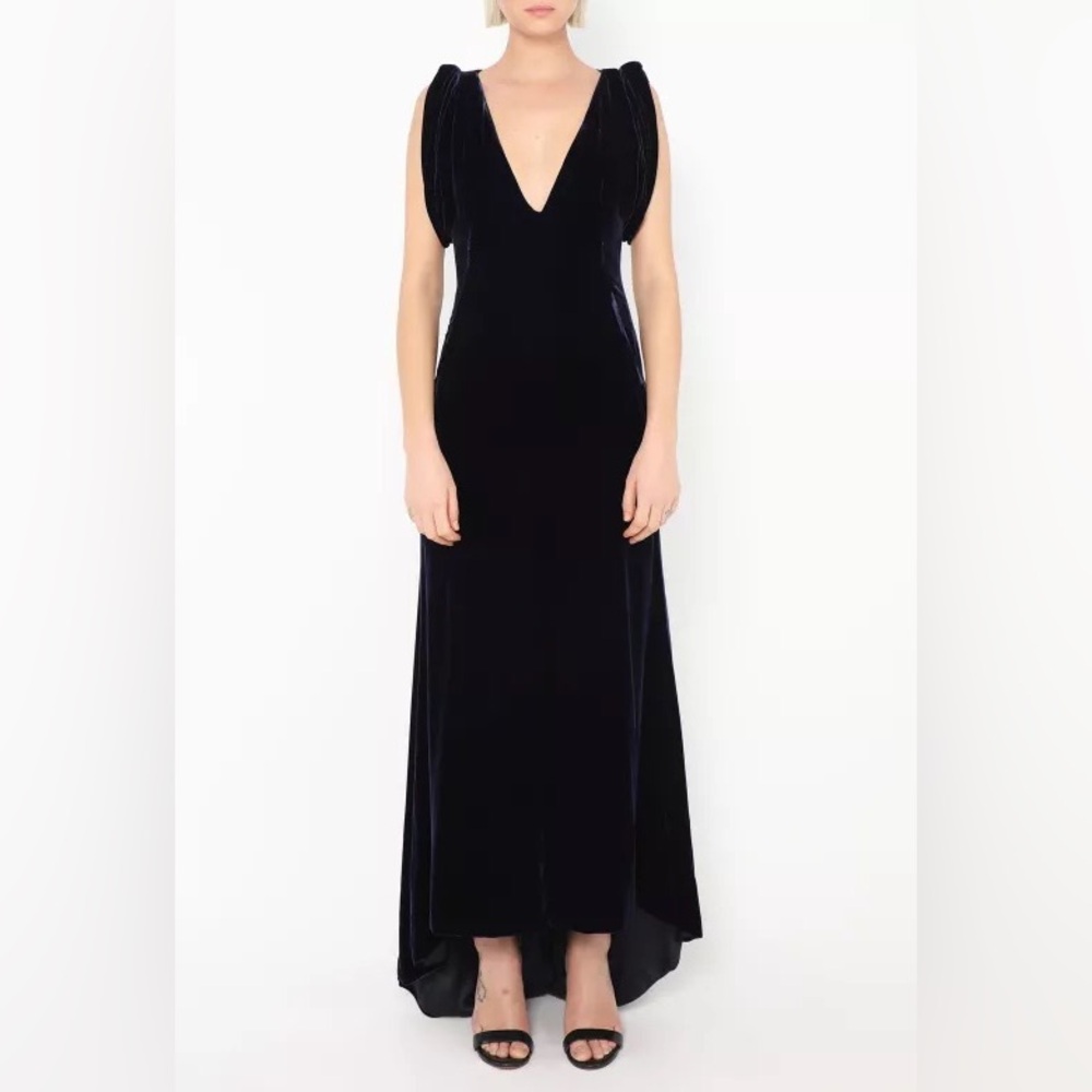 Vintage Alexander McQueen velvet Gown from 2007 collection - Picture 13 of 13